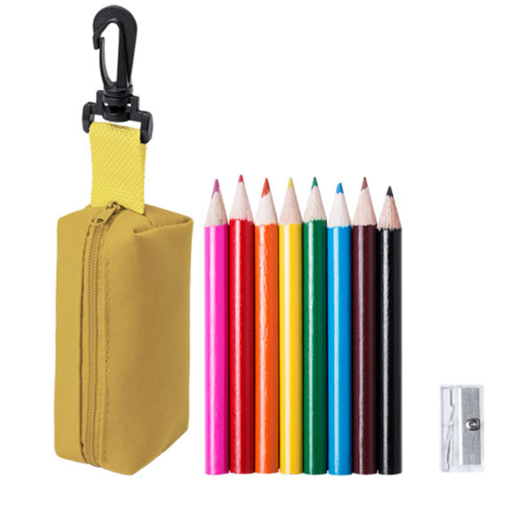 Набір кольорових олівців Migal, колір жовтий