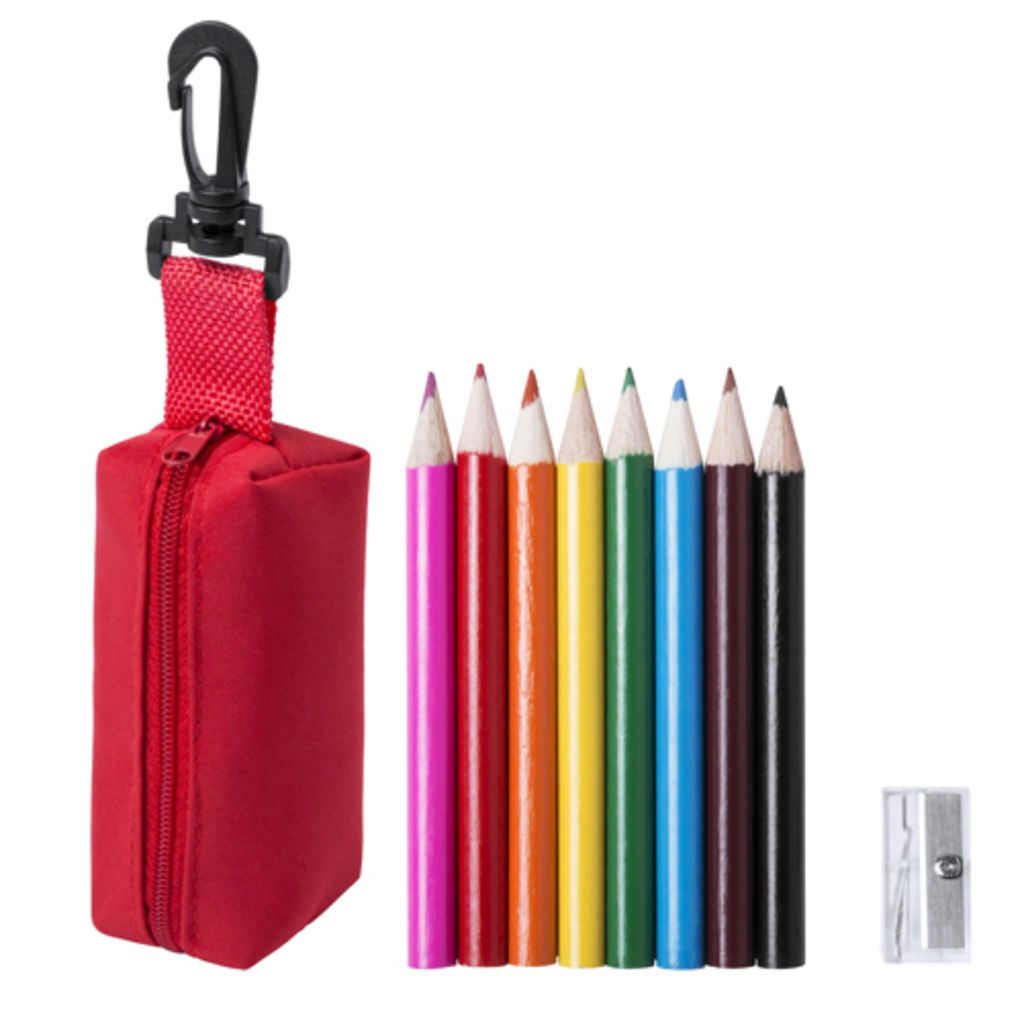 Набір кольорових олівців Migal, колір червоний