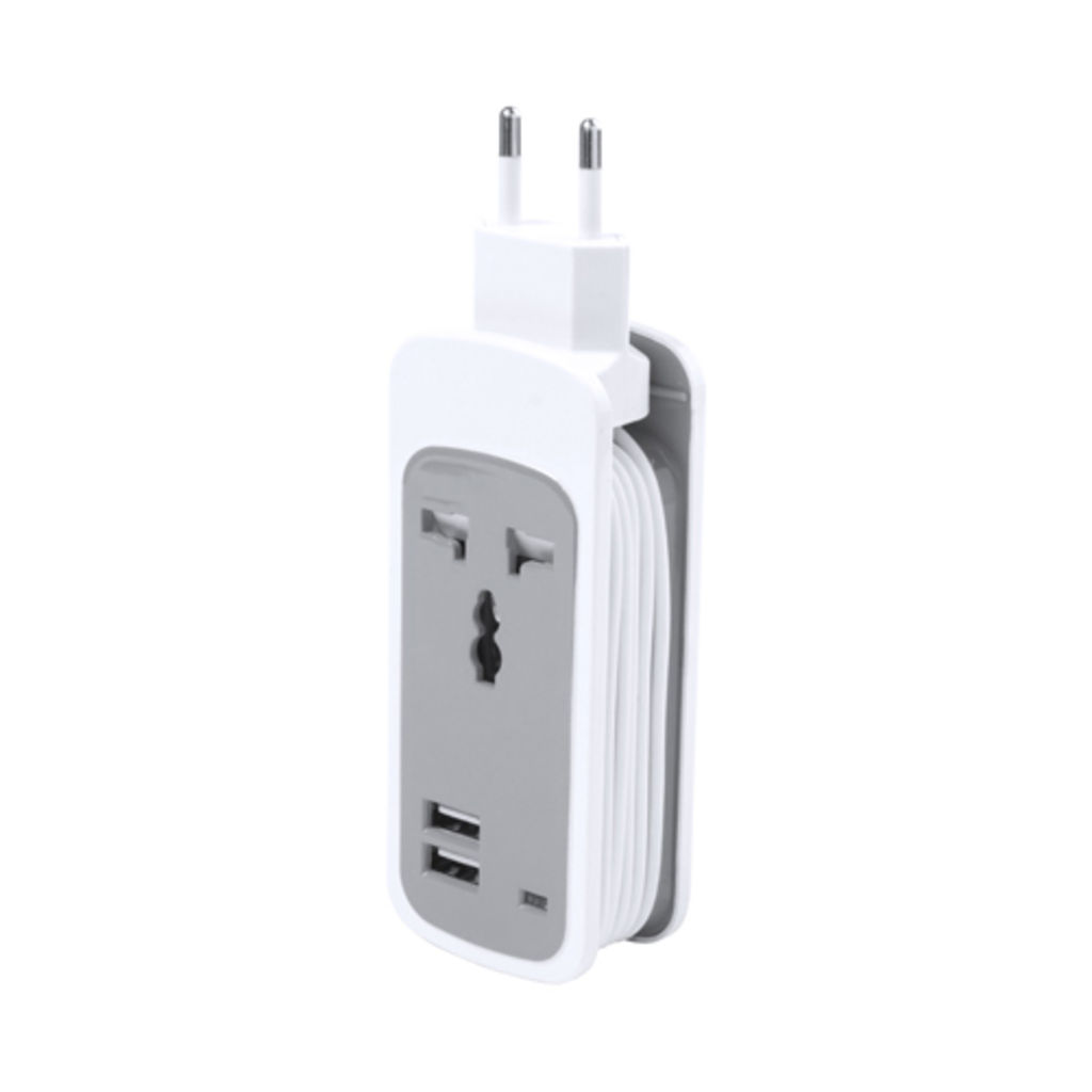 Зарядний пристрій USB Nestok, колір білий