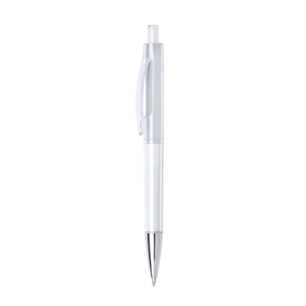 Ручка кулькова Velny, колір білий