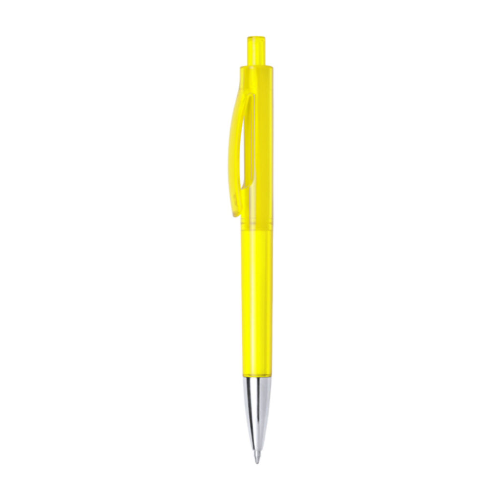 Ручка кулькова Velny, колір жовтий