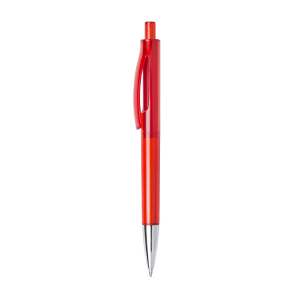 Ручка кулькова Velny, колір червоний