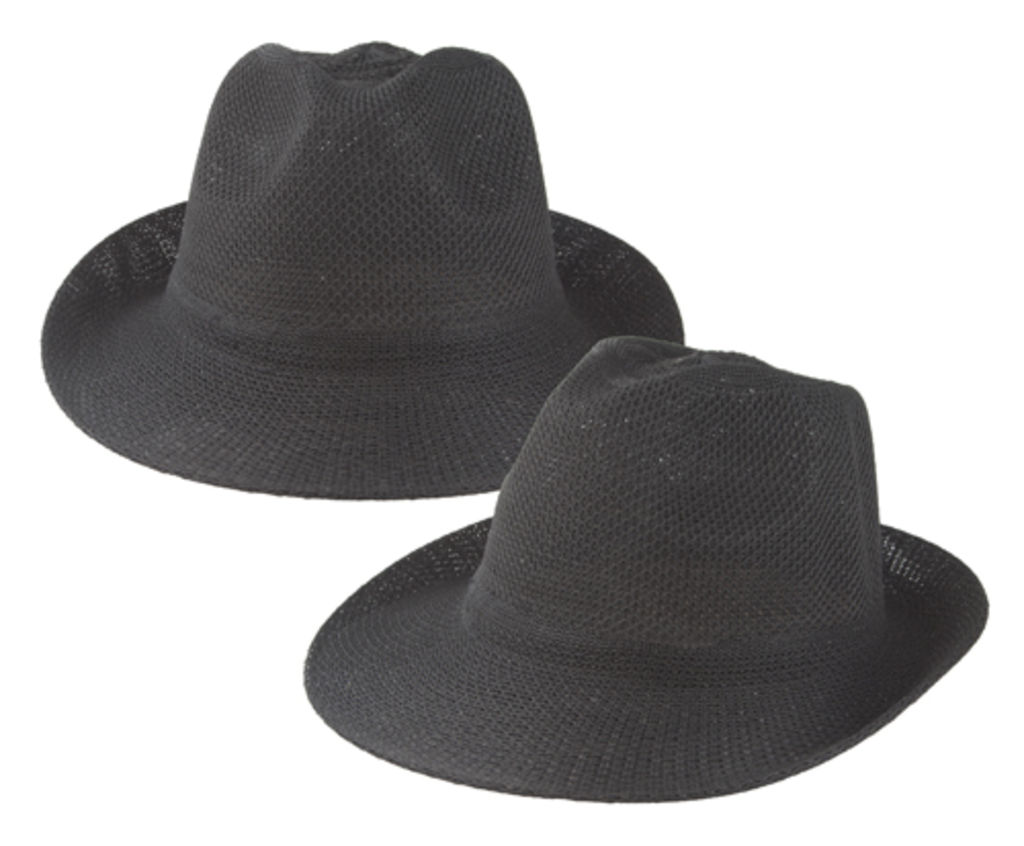 Шляпа соломенная унисекс Timbu, цвет черный