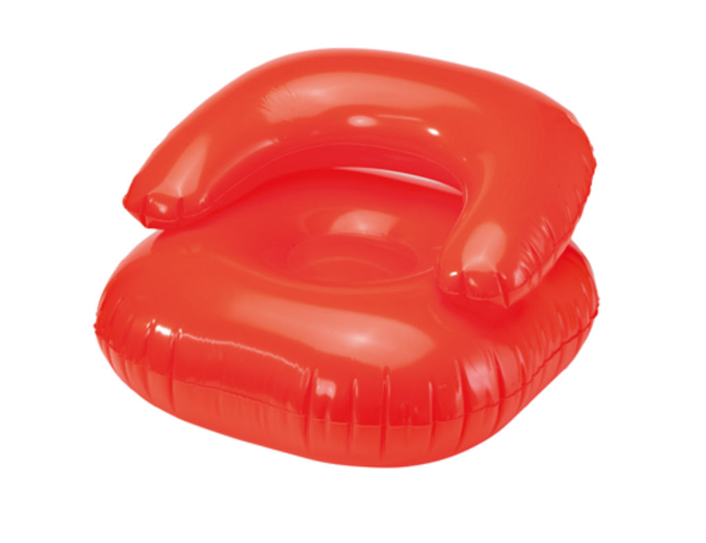 Надувне пляжне крісло для дітей Mewi, колір червоний