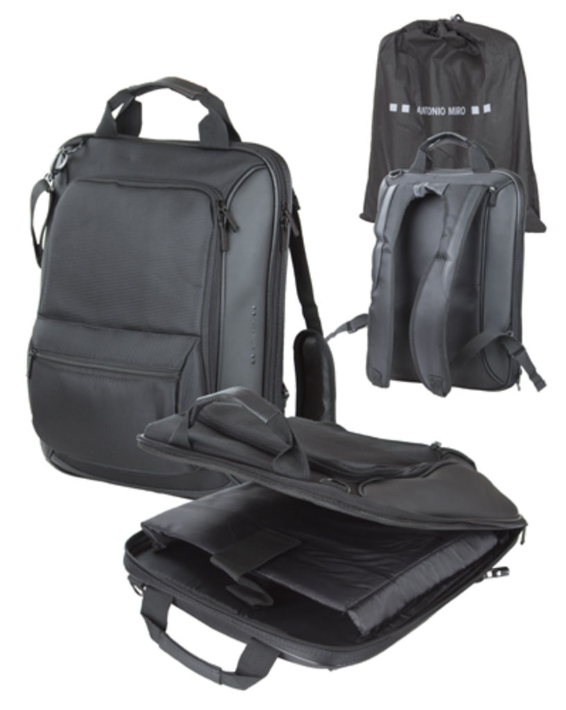 Рюкзак для ноутбука від Antonio Miro Pilxu, колір чорний