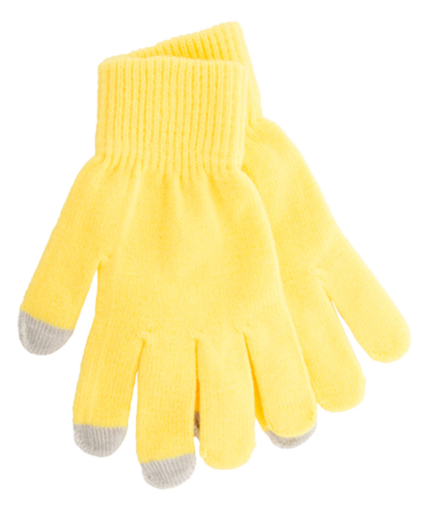Перчатки для сенсора Actium, цвет желтый