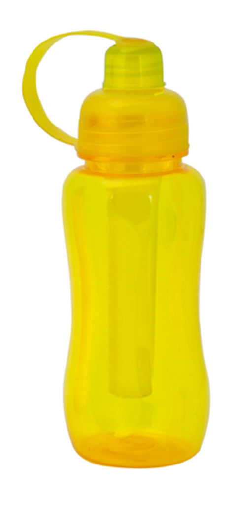 Бутылка пластиковая Bore, цвет желтый