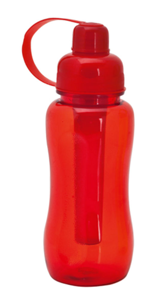 Бутылка пластиковая Bore, цвет красный