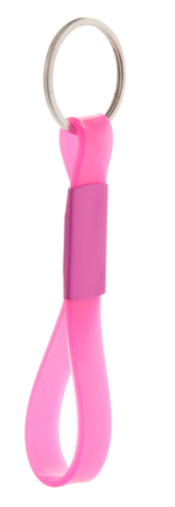 Брелок для ключів Zemix, колір рожевий