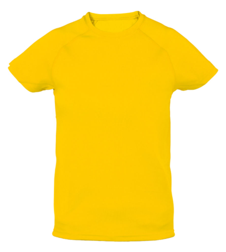 Футболка спортивная детская  Tecnic Plus K, цвет желтый  размер 44481