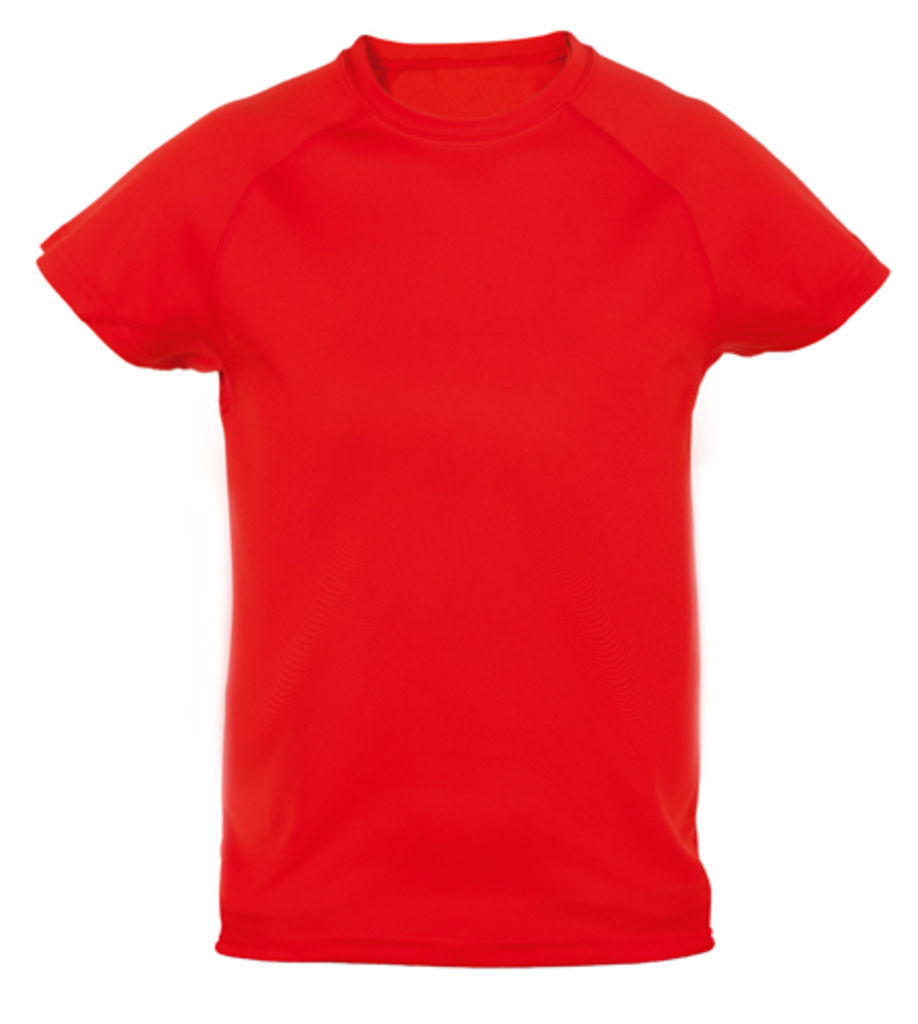 Футболка спортивная детская  Tecnic Plus K, цвет красный  размер 44481