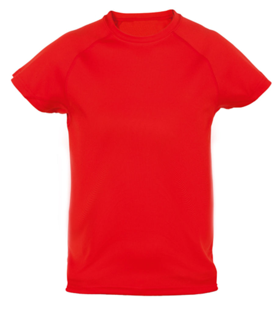 Футболка спортивная детская  Tecnic Plus K, цвет красный  размер 44355