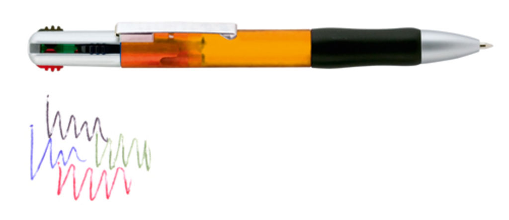 Ручка 4 Colour, цвет оранжевый