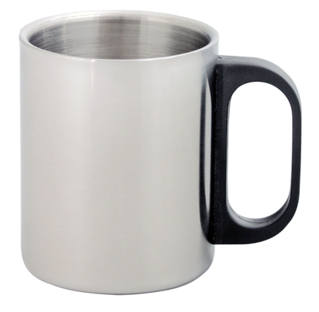 Чашка з нержавіючої сталі Gilbert, колір сріблястий
