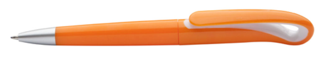Ручка пластиковая Waver, цвет оранжевый