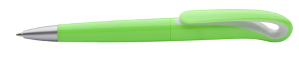 Ручка пластиковая Waver, цвет лайм