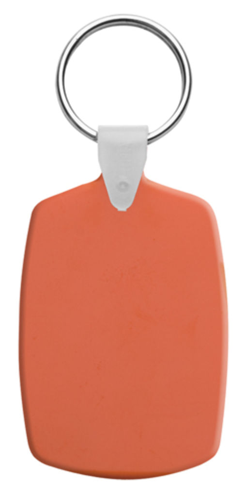 Брелок для ключей Slice, цвет оранжевый