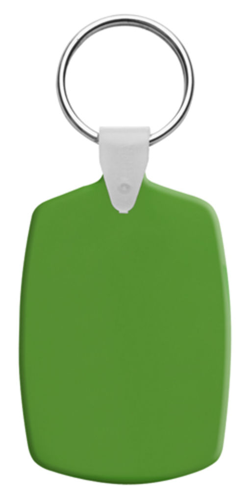 Брелок для ключів Slice, колір зелений