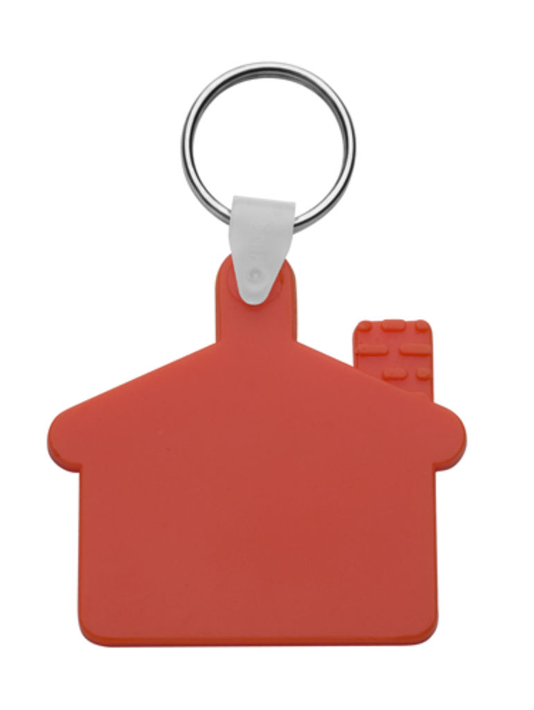 Брелок для ключів Cottage, колір червоний