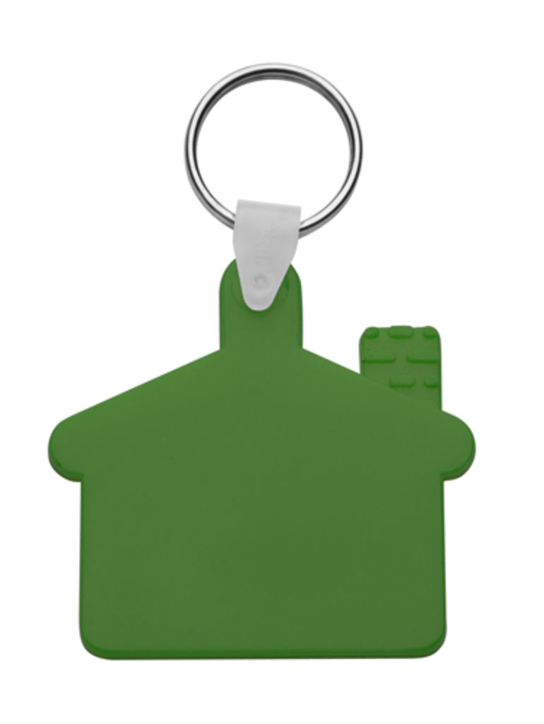 Брелок для ключів Cottage, колір зелений