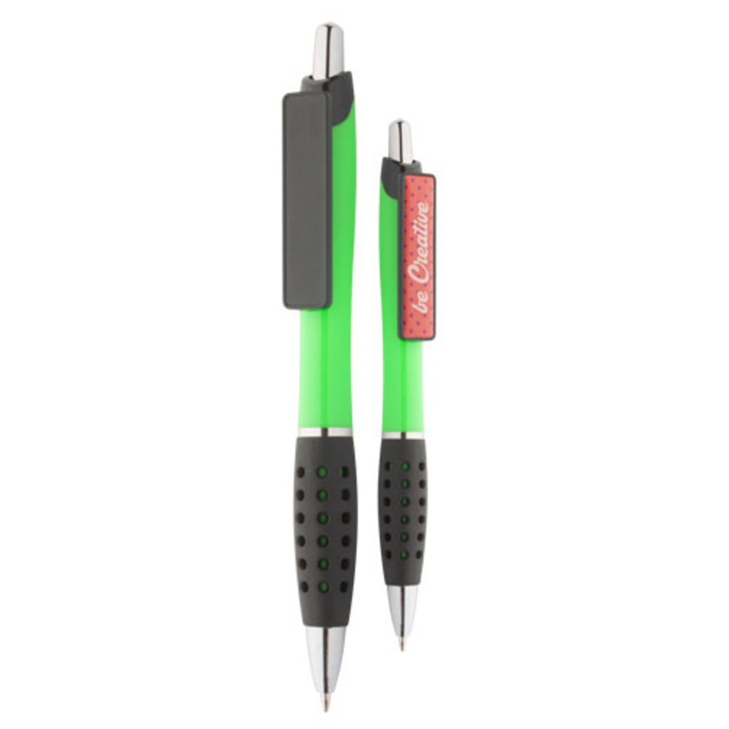 Набір пластикових ручок Leompy, колір зелений