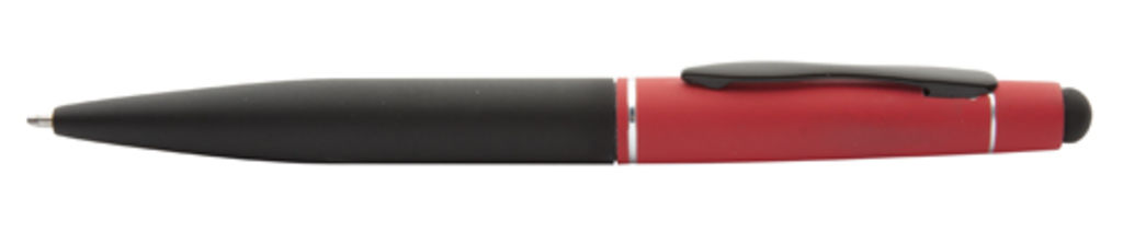 Ручка кулькова сенсор Negroni, колір червоний