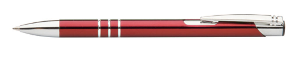 Ручка кулькова Channel, колір бордо