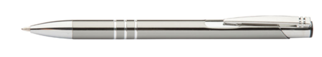Ручка шариковая  Channel, цвет пепельно-серый