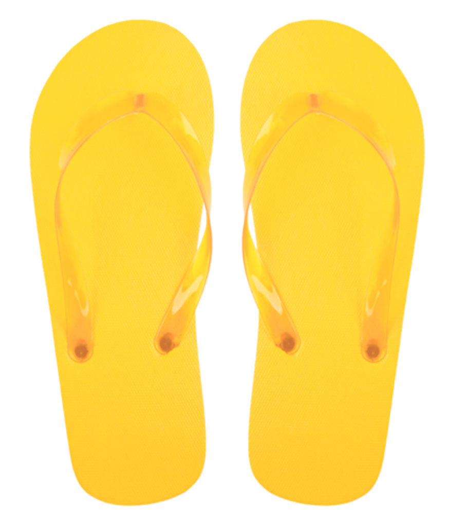Пляжні тапки Varadero, колір жовтий
