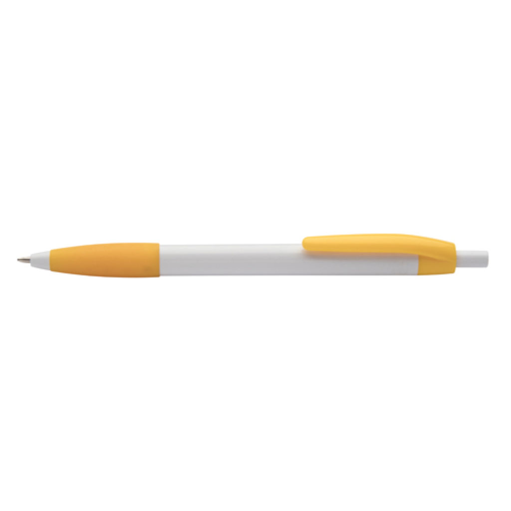 Ручка шариковая  Snow panther, цвет желтый