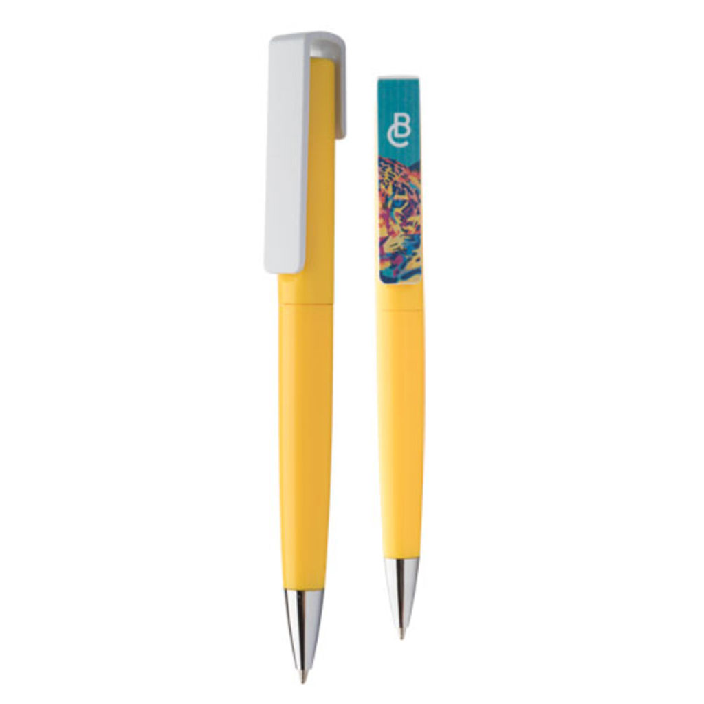 Ручка шариковая  Cockatoo, цвет желтый