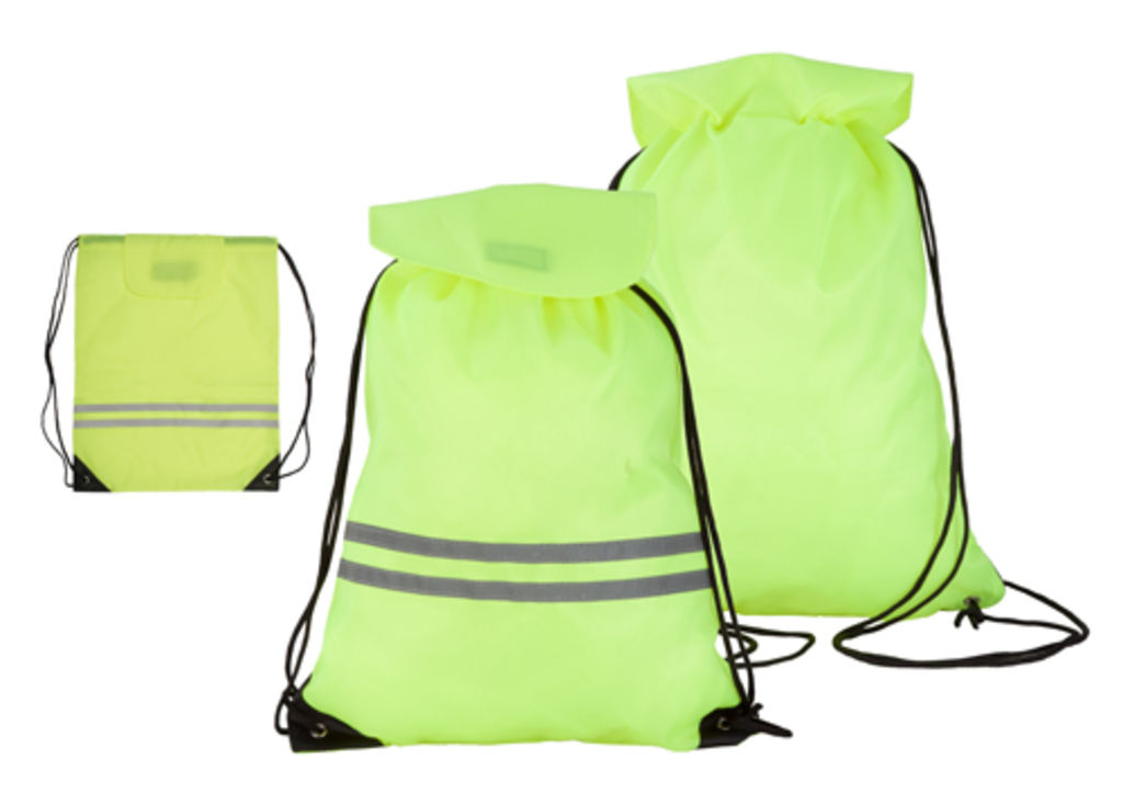 Рюкзак світловідбиваючий Carrylight, колір безпечний жовтий