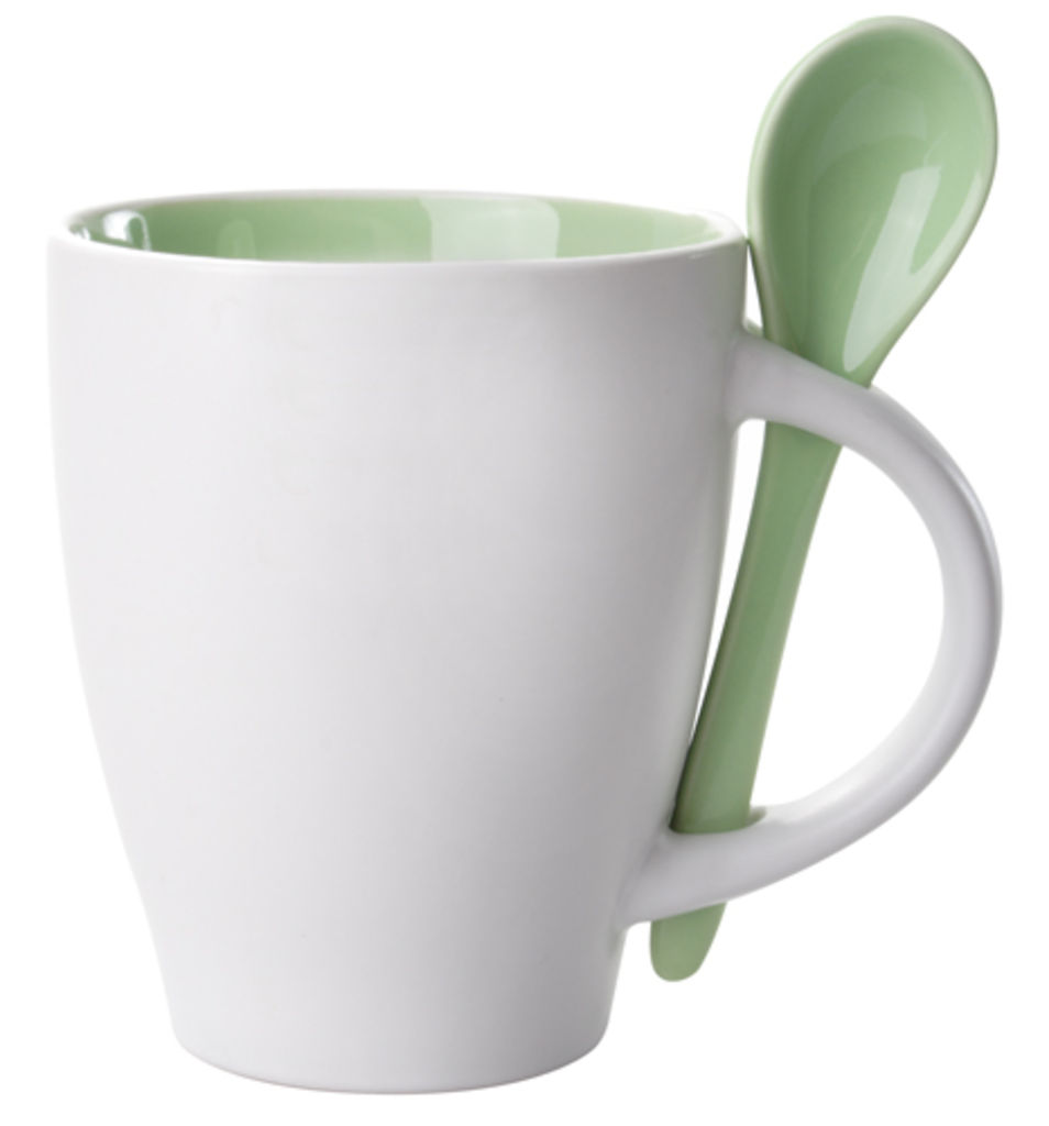 Кружка Spoon, цвет зеленый