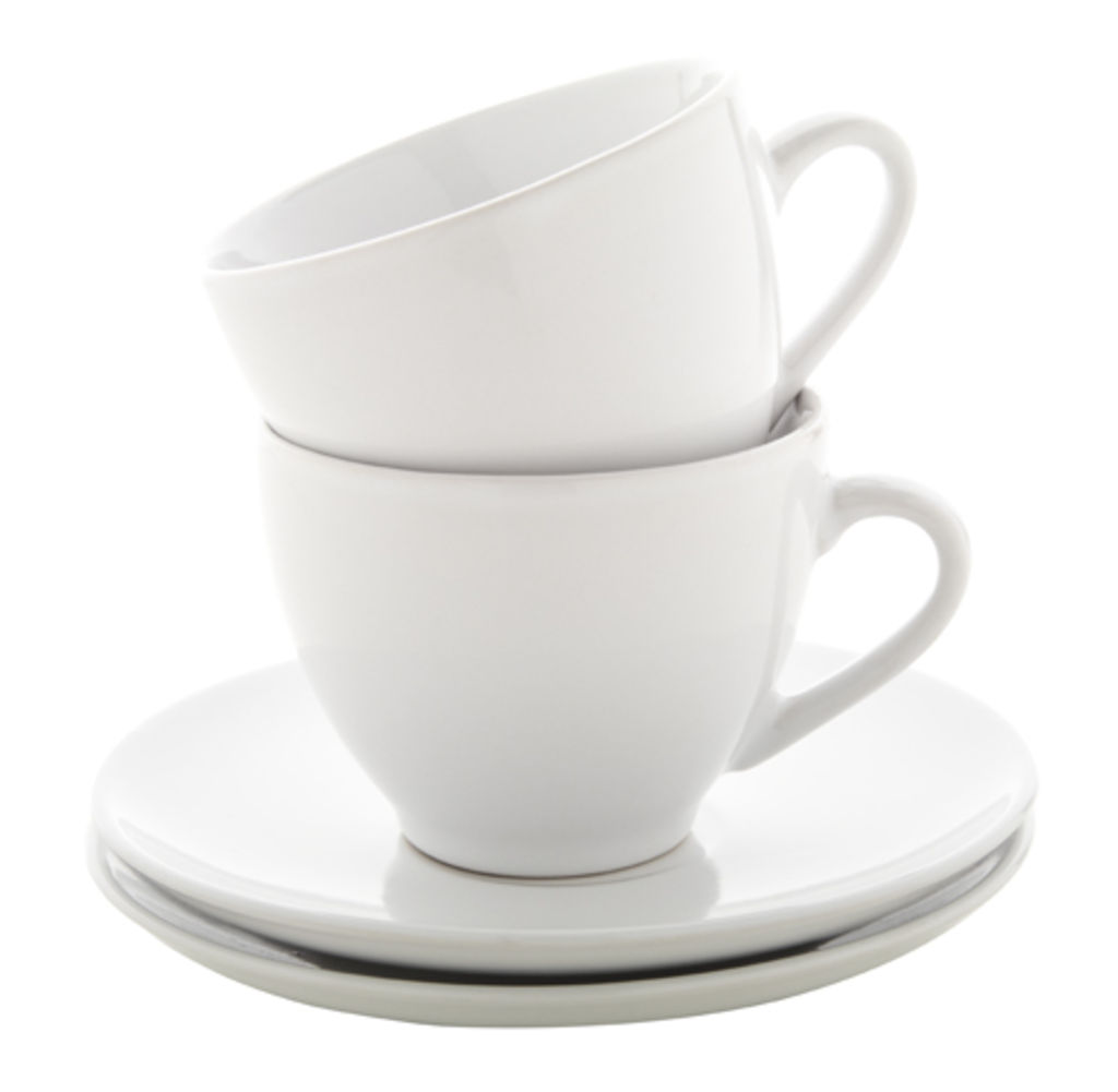 Набір чашок для капучіно Typica, колір білий