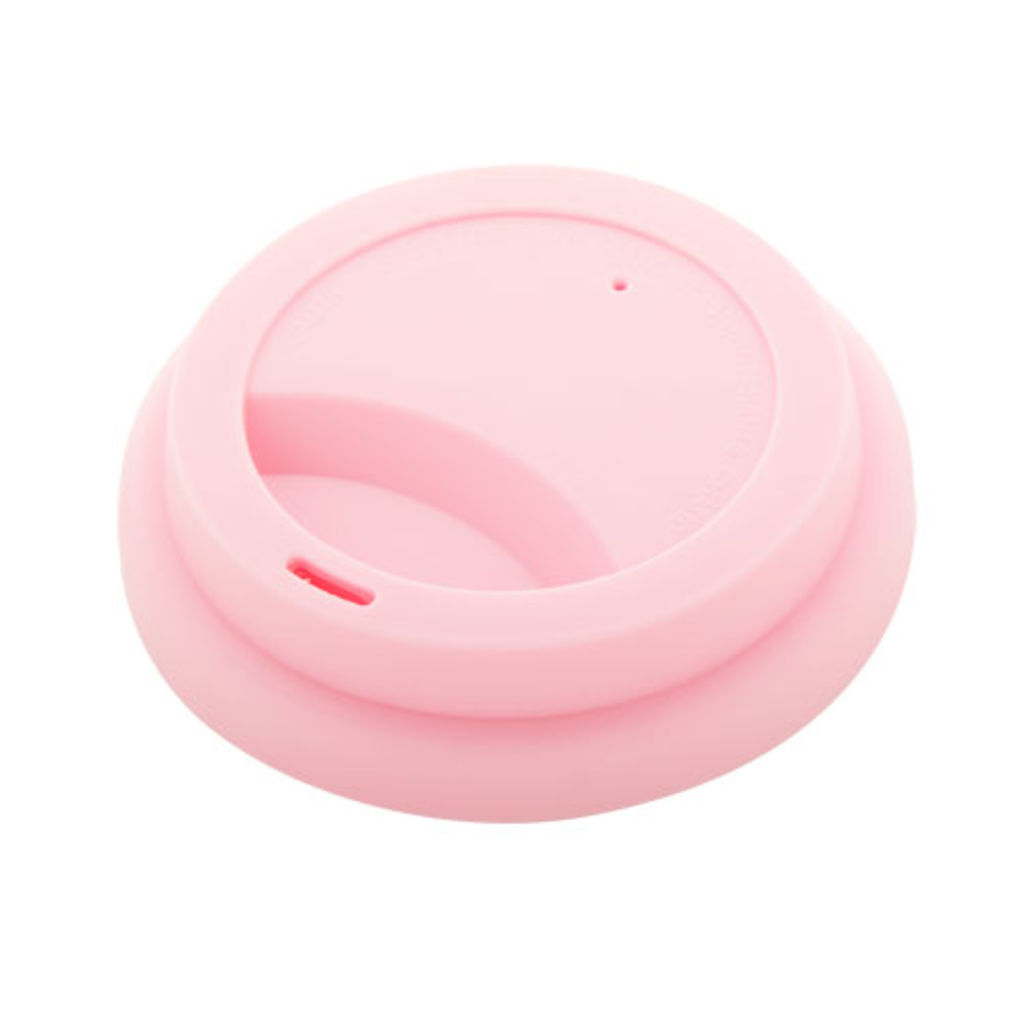 Термокружка індивідуальна-кришка CreaCup, колір рожевий