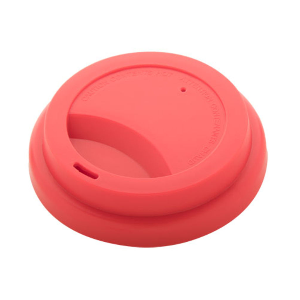 Термокружка индивидуальная -крышка CreaCup, цвет красный