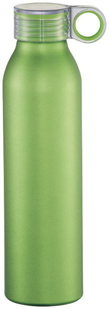 Спортивная алюминиевая бутылка Grom, цвет лайм