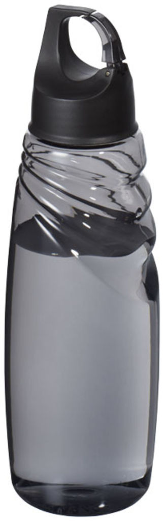 Спортивная бутылка Amazon Tritan с карабином, цвет сплошной черный
