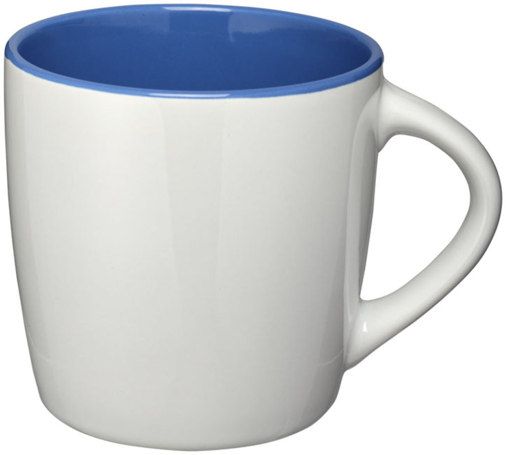 Керамическая чашка Aztec, цвет белый, ярко-синий