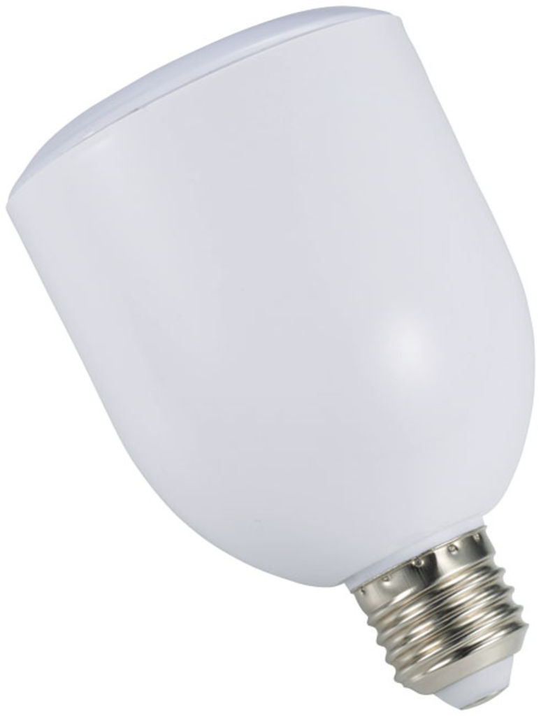 Світлодіодна лампа Zeus з динаміком Bluetooth, колір білий