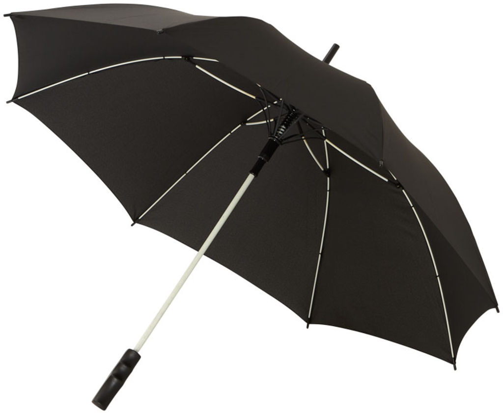 Зонт Spark  23'', цвет сплошной черный, белый