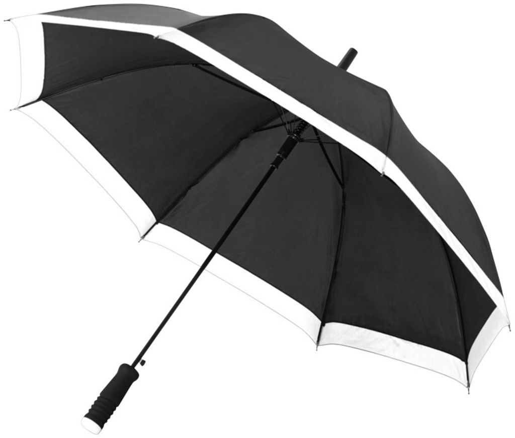 Зонт Kris  23'', цвет белый, сплошной черный