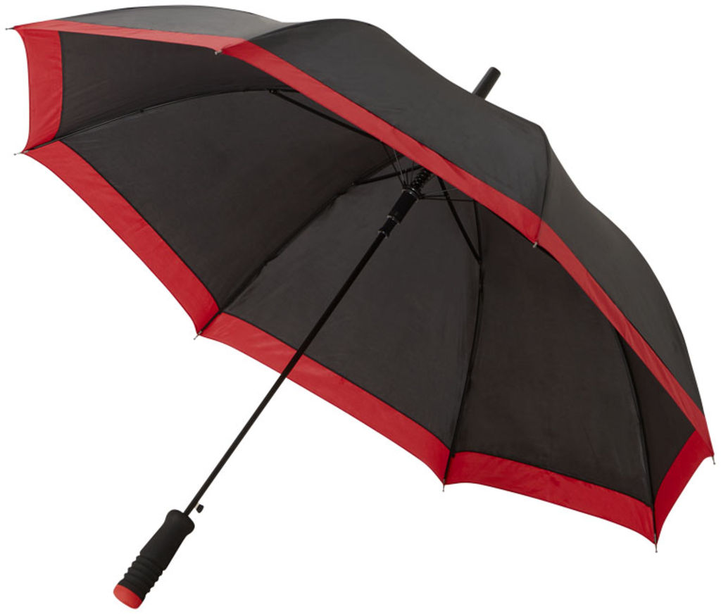 Зонт Kris  23'', цвет красный, сплошной черный