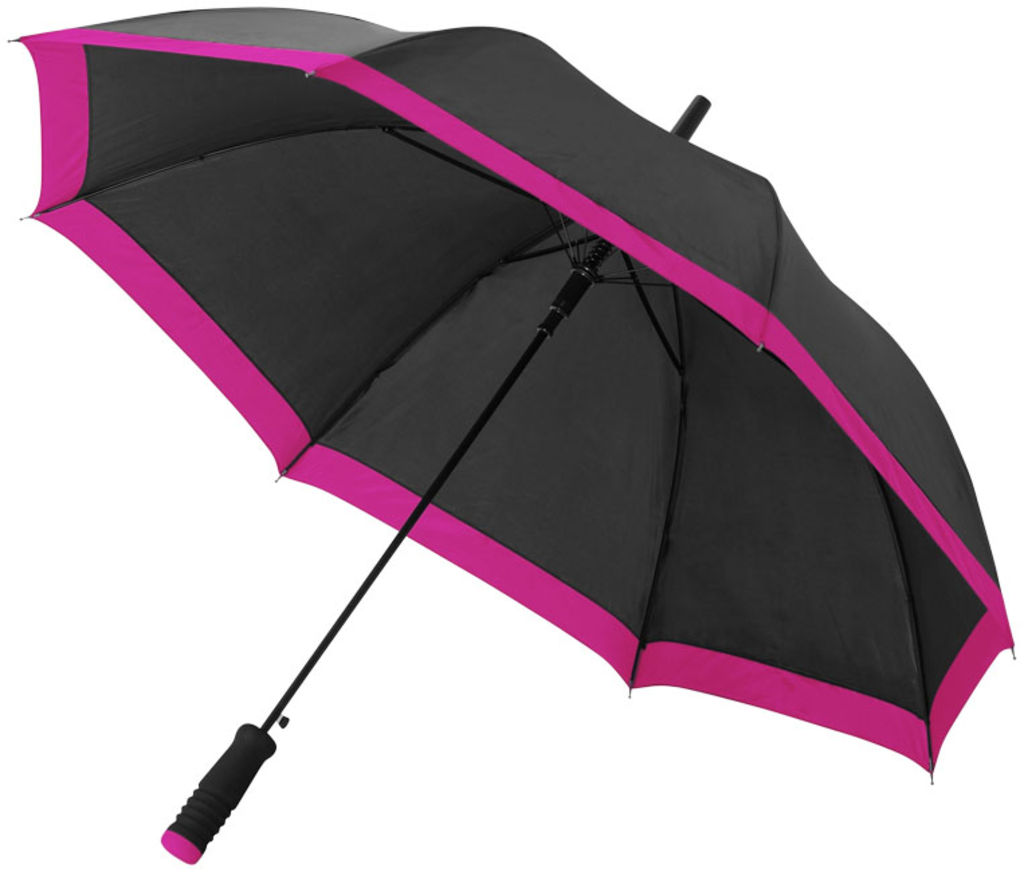 Зонт Kris  23'', цвет фуксия, сплошной черный