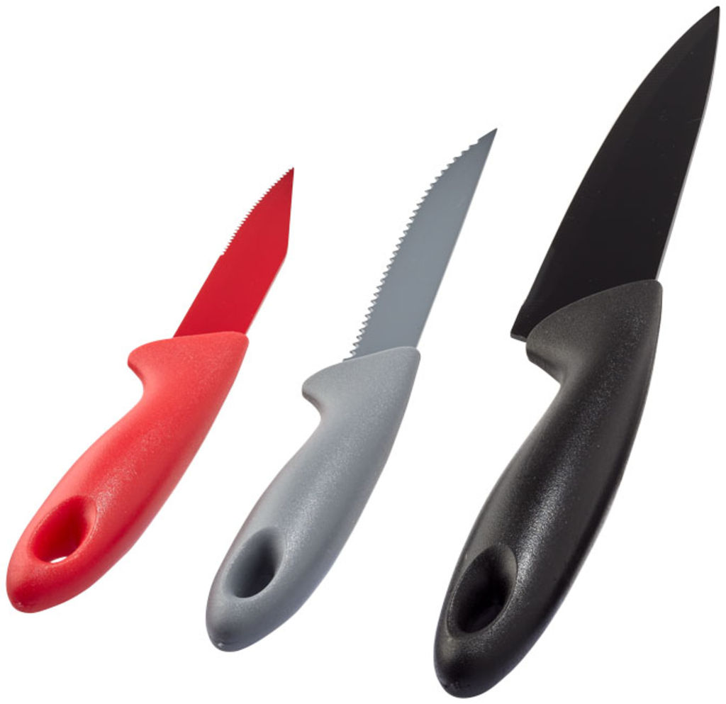 Набор из 3-х ножей Main, цвет многоцветный