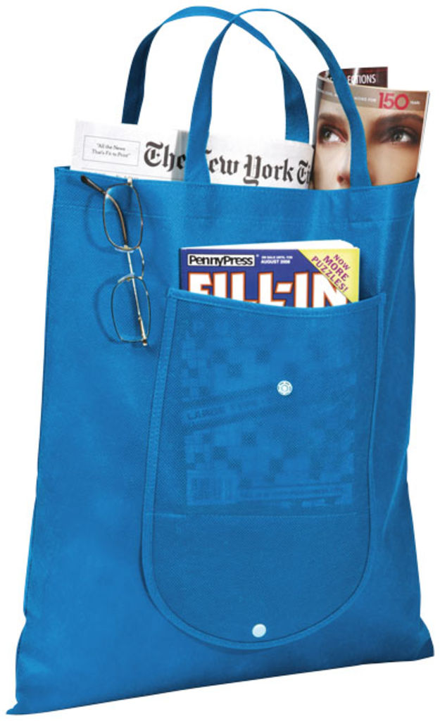 Складная сумка Maple из нетканого материала, цвет ярко-синий