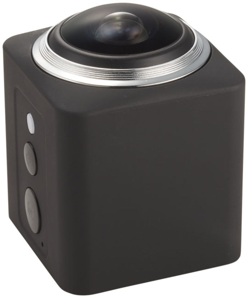 Экшн Wi-Fi камера 360°, цвет сплошной черный