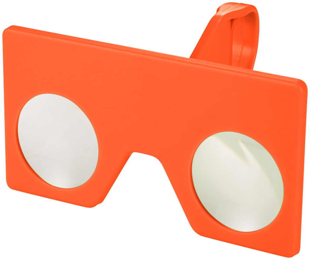 Мини виртуальные очки с клипом, цвет оранжевый