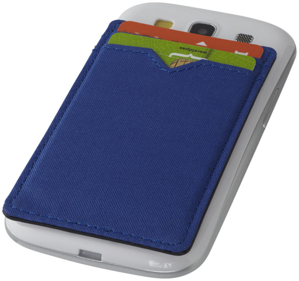 Бумажник RFID с двумя отделениями, цвет ярко-синий