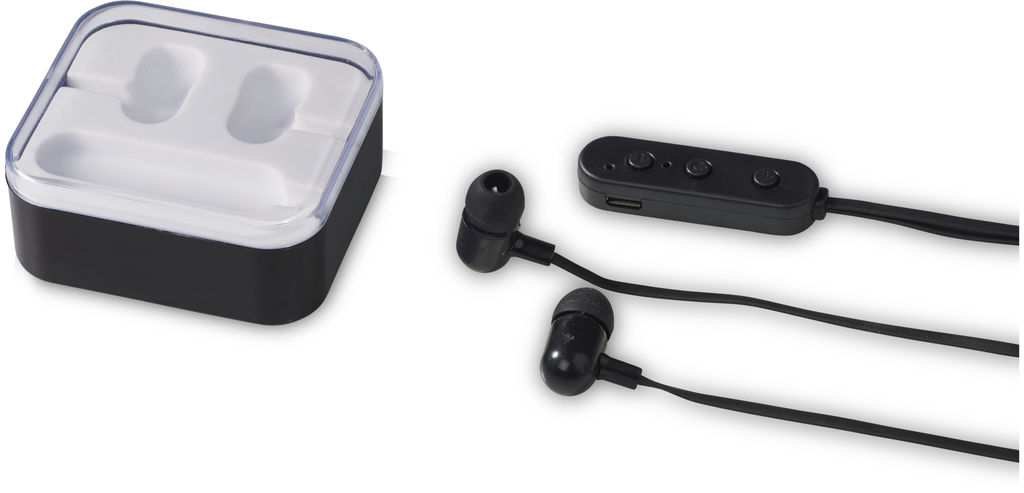 Навушники Color Pop з Bluetooth, колір суцільний чорний